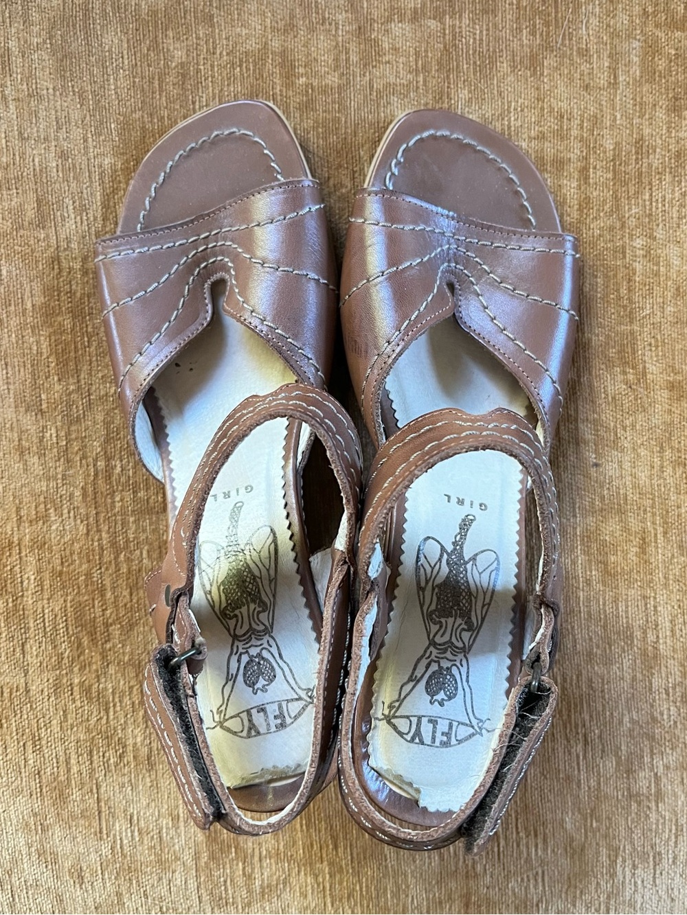 Fly Girl Fly London Brown Sandals